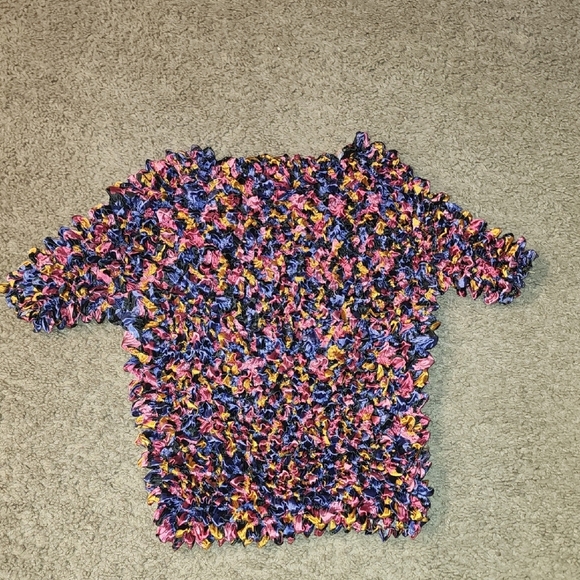 Multicolor Textured Knit Sweater - Picture 1 of 2